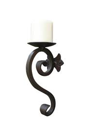 Round gold metal candle wall sconce with glass 18 in. Pin On Projects To Try