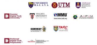 Senarai universiti awam (ua) di malaysia. 13 Institusi Pendidikan Yang Menawarkan Kursus Teknologi Digital Dibawah Program Mdec Amanz