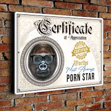 Fun Porn Star Certificate | Porn Star Certificates | Porn Star Gifts