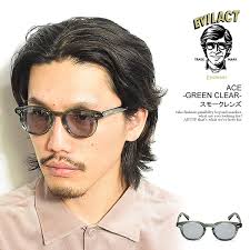 EVILACT EYEWEAR イーブルアクト アイウェア ACE -GREEN CLEAR-
