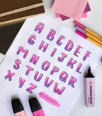 Inspiracion Para Tipografias Bullet Journal Tipos De Letras Abecedario Letras Bonitas Y Faciles Tutorial De Letras Colores variados, como el negro, el azul o el rosa.