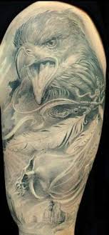 Eagle Feather Skull Eagle Tattoo Tree Tattoo Wildlife Tattoo