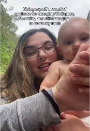 Girl in Diapers Stickers