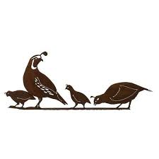 Gambel Quail Yard Or Mailbox Art Art Quail Metal Birds