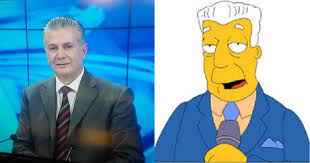 Brockman was briefly fired from channel six, but started to reveal secrets about the media so they rehired him in order to silence kent. Kent Brockman Is Real 9gag