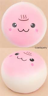 Squishy Panino Al Vapore Rosa Cibi Kawaii Kawaii Rose Etre Souple