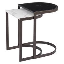 22 Modern Nesting Tables Black Stone Black Grey Zm Home Nesting End Tables Nesting Accent Tables End Tables