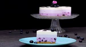 Raffinierter Hingucker Ohne Backen Der Blaubeer Kasekuchen Kuchen Ideen Kuchen Feingeback