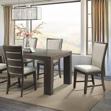 The Sleek Grady Dining Collection Is A Stylish Choice For Any Home Featuring A Rich Woodgrain Finish Dressed In A Deep Brown Th In 2020 Dining Dining Room Sets Table