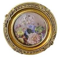 Vintage European Floral Embossed Photo Frame - Elegant Home Décor