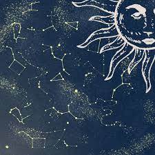 Sun Night Sky Stars Constellation Art Design Drawing Constellation Art Constellation Drawing Sky Art