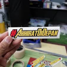 Kumpulan doa keselamatan dunia akhirat lengkap dengan bacaan dan artinya. Sticker Akhirat Di Depan Shopee Malaysia