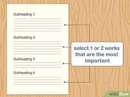 Example of subheadings in critique paper. How To Write A Literature Review For A Dissertation 12 Steps