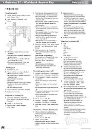 Read and circle yes or no. Gateway B1 Workbook Answer Key Gatewayonline Marwel1 Workbook Answer Keys Answers