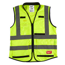 high visibility performance safety vests milwaukee tool