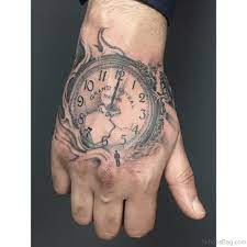 The 85 Best Clock Tattoos For Men Tattoos Book 65 000 Tattoos Designs Hand Tattoos For Guys Clock Tattoo Tattoo For Hand