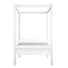 Sold and shipped by furniture domain. Hillsdale Sutton Wood Canopy Twin Bed White 7159 300 Hillsdalefurnituremart Com