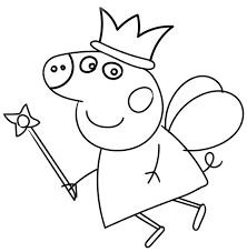 Peppa Pig Para Colorear Hada