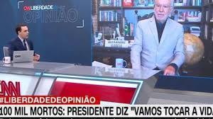 Ao vivo, alexandre garcia ameaça deixar a cnn brasil: E Os 100 Mil Mortos Questiona Apresentador Da Cnn Em Discussao Com Alexandre Garcia Istoe Independente