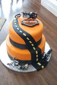 Harley Davidson Grooms Cake Harley Davidson Cake Biker Birthday Motorcycle Cake