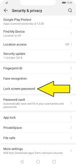 Remove pattern lock or face lock or pin. Set Up Fingerprint Lock On Huawei Y9 Prime 2019 Goomobiles Com