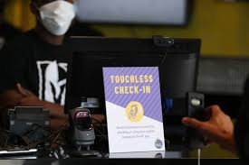 Planet fitness makes it www.planetfitness.com. A Person Uses A Phone To Check In At The Planet Fitness Gym In Las Vegas Tuesday June 16 202 Las Vegas Review Journal