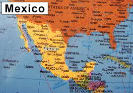 All the states and their capital cities, along with neighboring countries are shown in political map of mexico. Mexico Map