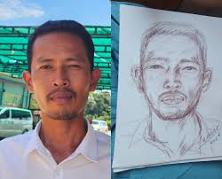 Chung, our hardworking tour bus driver who safely transported us from Phnom  Penh to Siem Reap and back to Phnom Penh. Chung rarely smiled during our  travel but when I gifted him