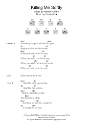Killing me softly by milow. Killing Me Softly By Fugees Guitar Chords Lyrics Guitar Instructor