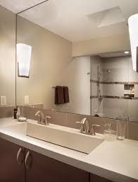 trough sinks with two faucets modern