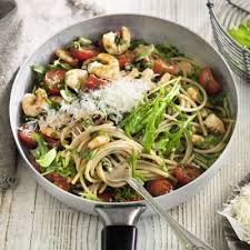 Spaghetti Mit Shrimps Rezepte Kalorienarmes Abendessen Kalorienarm Kochen
