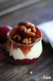 Vanillepudding Mit Heissen Pflaumen I Dinchensworld De Mit Bildern Dessert Einfacher Nachtisch Nachtisch Rezepte