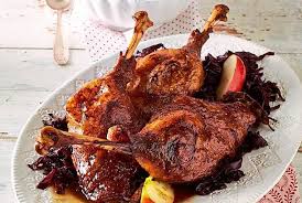 Honigkeulen Auf Holunderrotkohl Rezept Lecker Rezept Rezepte Lecker Essen Kochen