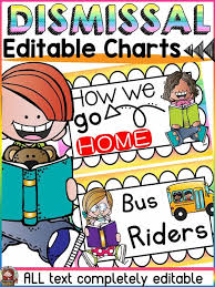Editable Dismissal Charts Reading Theme Creative Displays