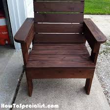 Diy Simple Outdoor Chair Howtospecialist How To Build Step By Step Diy Plans In 2020 Simple Outdoor Chairs Wooden Outdoor Furniture Plans Wooden Outdoor Furniture