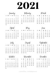 Our 8.5x11 calendar can be customized with a variety of layouts and templates for any taste. 24 Pretty Free Printable One Page Calendars For 2021 Lovely Planner Calendar Printables Monthly Calendar Printable Printable Calendar Template