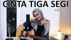 Em c am b em ……cintanya…. Chord Gitar Lirik Cinta Tiga Segi Cover Regita Youtube