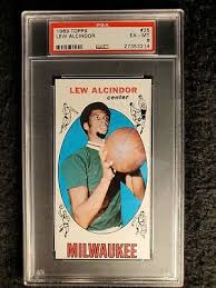 Lew alcindor prices (basketball cards 1970 topps) are updated daily for each source listed above. 1969 Topps Psa 6 Lew Alcindor Rookie Card Kareem Abdul Jabbar 25 Rc Centered Ebay