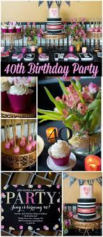 Glamorous Birthday Cakes For 40 Year Old Woman 40th Birthday Birthday A Glamourous 40th Birthday Party Catch My Party 40th Birthday Parties 40th Birthday Themes 40th Birthday Party Decorations