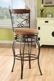 Acme 96045 Set Of 2 Tavio Wood Swirl Back Metal Swivel Bar Stools Bar Chairs Swivel Bar Stools Bar Stools