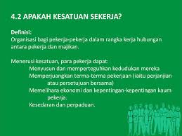 Saat 2 orang maupun instansi mengadakan kesepakatan, maka akan membutuhkan yang. Kesatuan Sekerja Trade Unions Ppt Download
