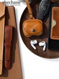 Airpods Pro Case Leather Strap Protective Case For Airpods Pro Etsy In 2020 Protective Cases Airpods Pro Leather Case