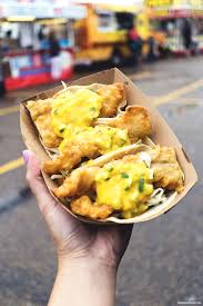 And while most people would be turned off after multiple dismal experiences, i persevered, believing there i typically cook fish tacos on the stove for midweek meals. Mango Fish Tacos From Calgary S Happy Fish Food Truck Foodgressing