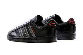 From stan smith to superstar. Pleasures Adidas Superstar Black Red Gy5691 Release Date Hypebeast