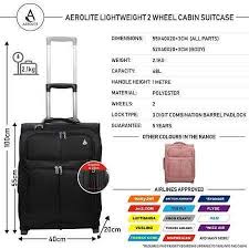 I have a samsonite hardshell case 55x40x20cm and am concerned that klm will not let me bring my luggage on the plane. Aerolite Luggage Suitcases And Cabin Bags Official Uk Store Aerolite Uk