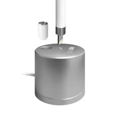 The apple pencil will immediately start charging, just like whenever you plug in any other device to charge. Techmatte Aluminum Charging Stand And Dock With Built In Charging Cable For Apple Pencil 1 5 Meters Silver Amazon Com Au Electronics
