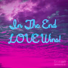 LOVE Wins Digital Art by Rachel Hannah