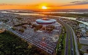 Capacitatea stadionului, tipul, dacă tribunele sunt acoperite, anul deschiderii și federația care utilizează stadionul. Herunterladen Hintergrundbild Gremio Stadion Sonnenuntergang Luftaufnahme Porto Alegre Gremio Fc Panorama Fussball Arena Gremio Fussball Stadion Brasilien Gremio Neues Stadion Fur Desktop Kostenlos Hintergrundbilder Fur Ihren Desktop Kostenlos