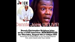 Dennis Christopher Brigham joins us for a LIVE interview. RESCHEDULED for  Thursday, August 4th @ 7:…