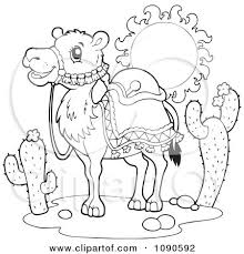 The coloring pages are especially designed to be used throughout the year at school. Coloring Page Outline Of A Saddled Desert Camel Posters Art Prints By Interior Wall Decor 1090592